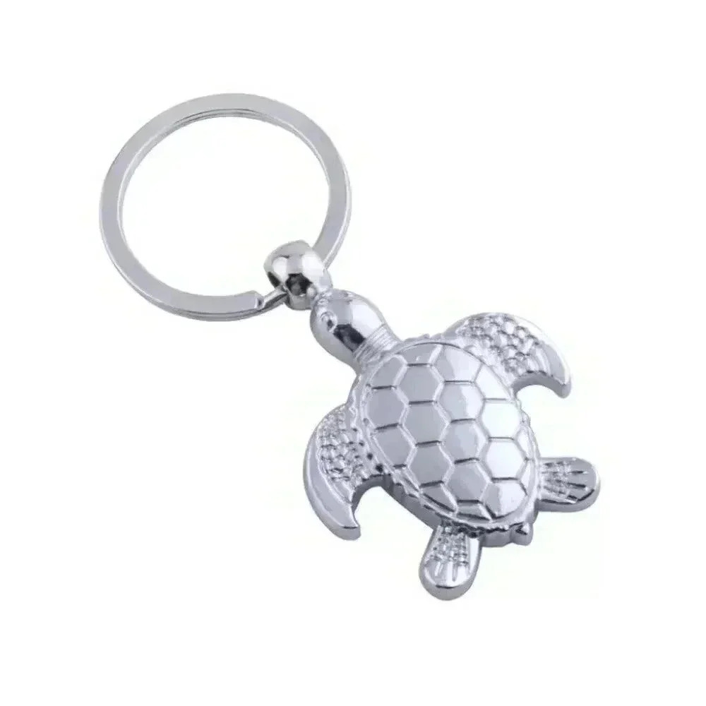 Turtle Swimming Keychain Love